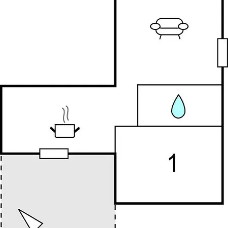 Apartamento Acogedor De 1 En Rocabruna